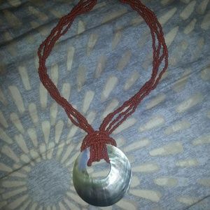 beautiful shell necklace
