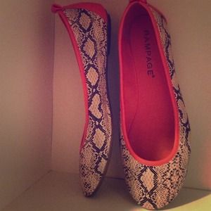 Snake Skin Flats