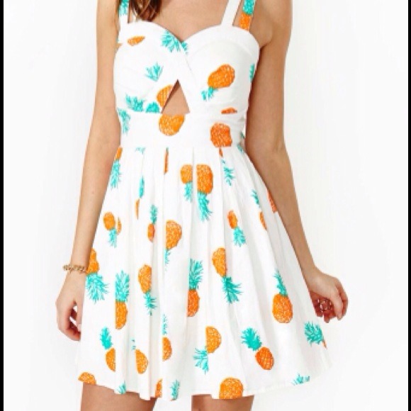 Pineapple punch dress