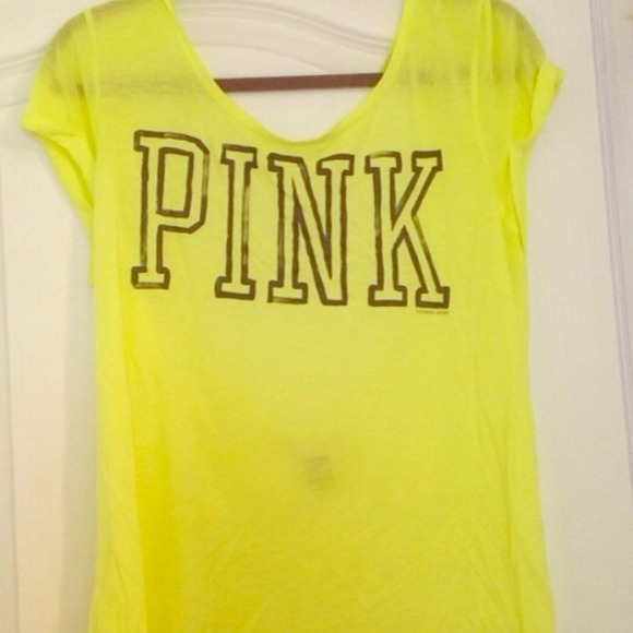 VS PINK slouchy tee
