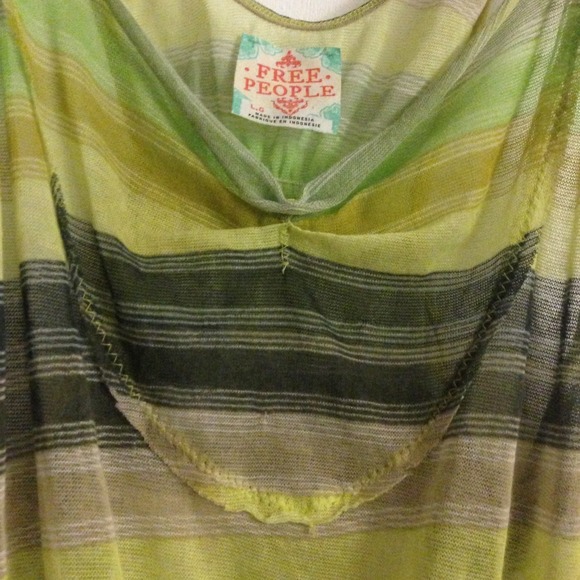 Free People Sheer Neon Top - Picture 3 of 3