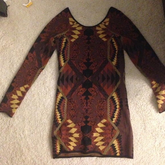 Free People Tribal Sweater Dress