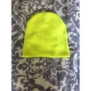 Forever 21 Neon Yellow Beanie