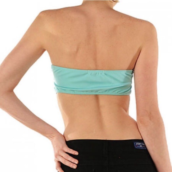 🚫 sold out 🚫 Gorgeous Mint Bow Tie Bandeau - Picture 3 of 4