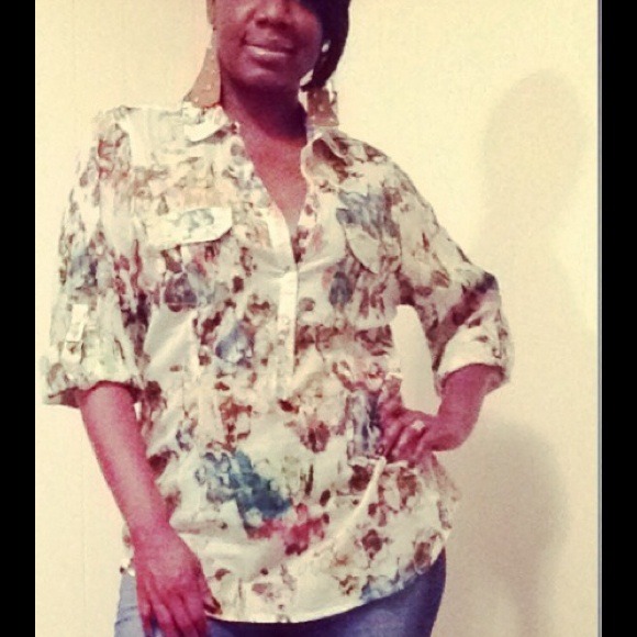 Flower blouse