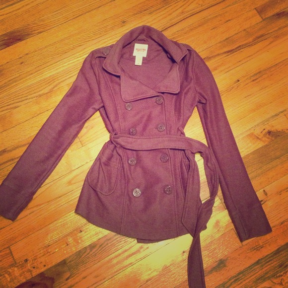 Purple Pea Coat