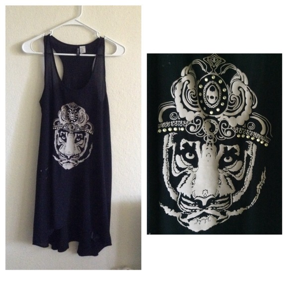 Sheer Tiger Head Dress