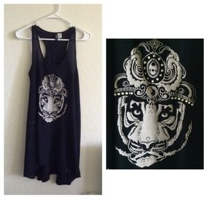 Sheer Tiger Head Dress