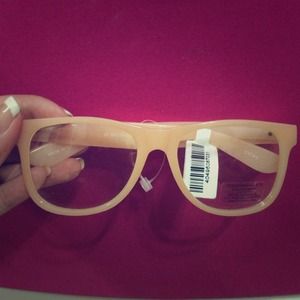 Clear (non-prescripted) Tan Urban Glasses