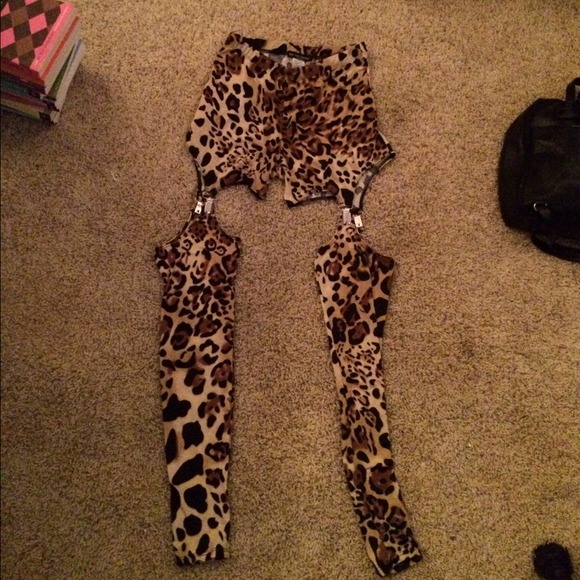 Cheetah/ Leopard/ Animal Print Garter Leggings