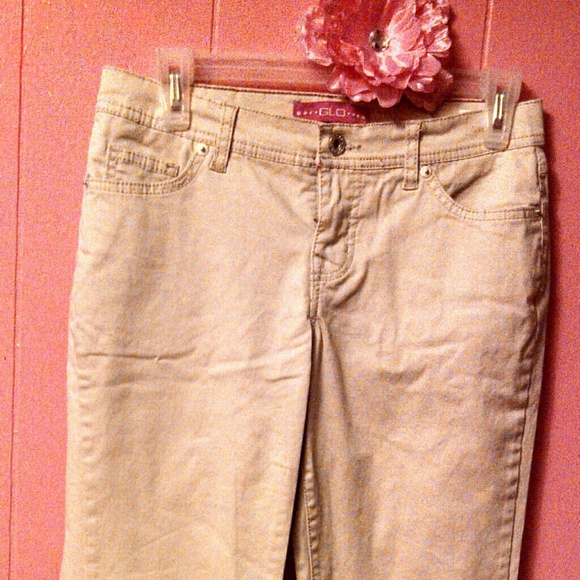 Glo Pants - GLO khakis. Size 9. Flare cut. used