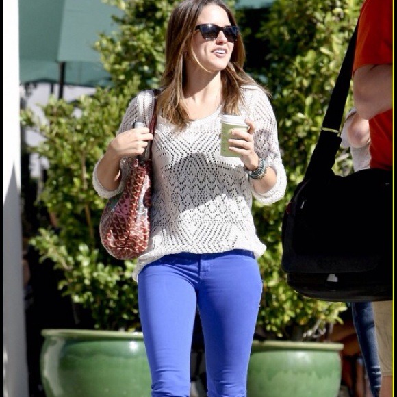 J Brand Mid Rise Colored Skinnies