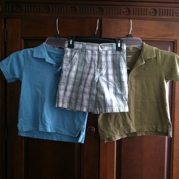Boys Gymboree shorts and shirt set 3T