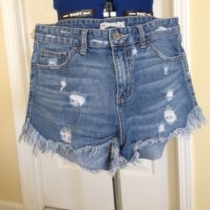 Free People high waisted shorts. Size 29