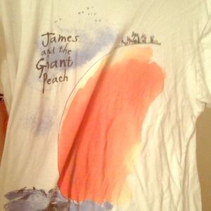 James and the giant peach print t-shirt