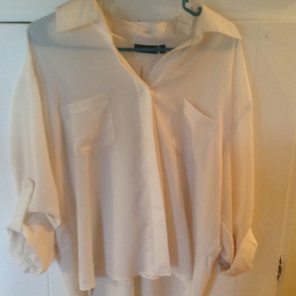 Sheer button up