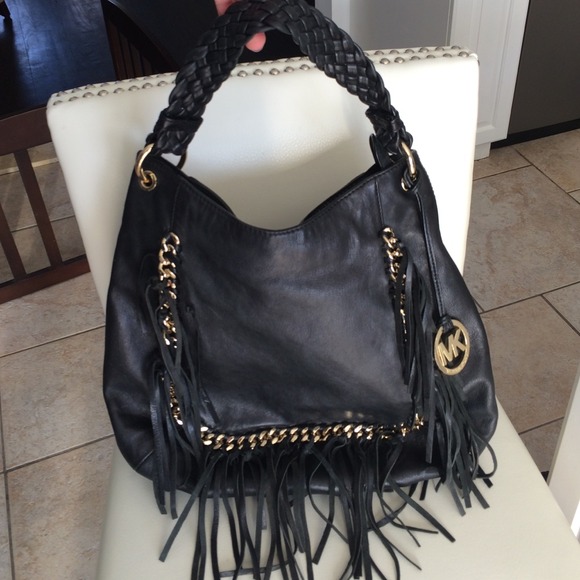 Michael Kors fringe/chain bag