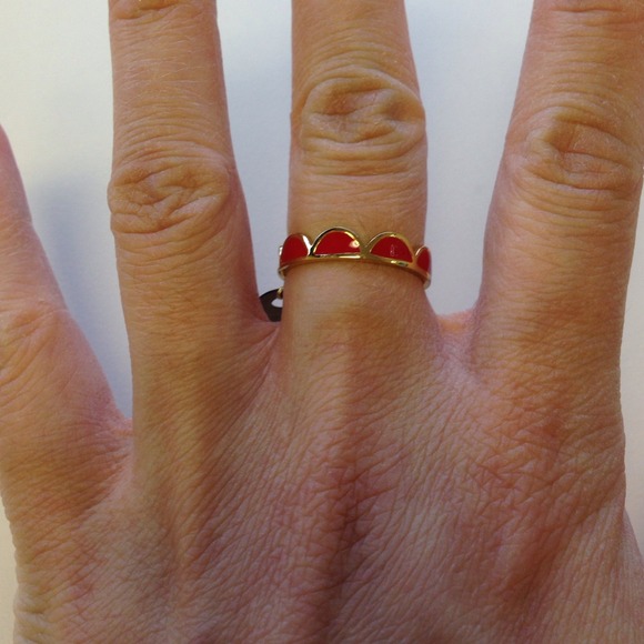 Kate Spade Scallop ring