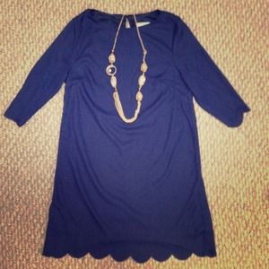 NEW navy blue shell dress
