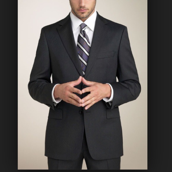 Reduced!! Dark charcoal pinstripe men's suit