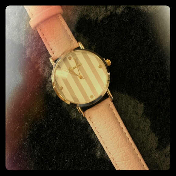 Rose gold and blush pink watch