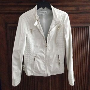 Faux leather Moto jacket