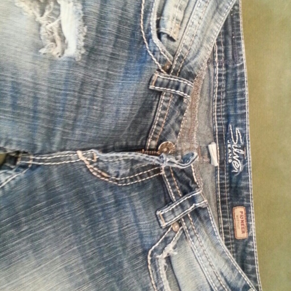 Silver jeans