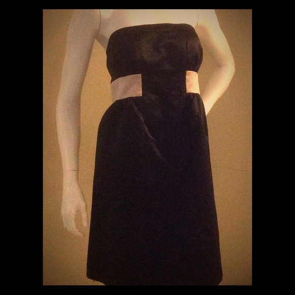 Max & Cleo Strapless Short Dress Size 10 Preloved Sexy Elegant Cocktail Dress