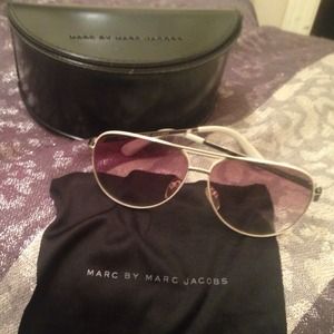Marc by Marc Jacobs aviators white