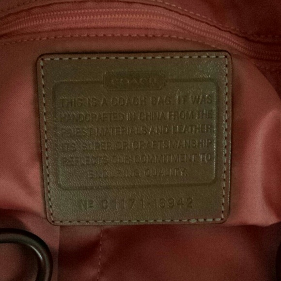 Coach Kristin Embossed Python Tote - Picture 2 of 3