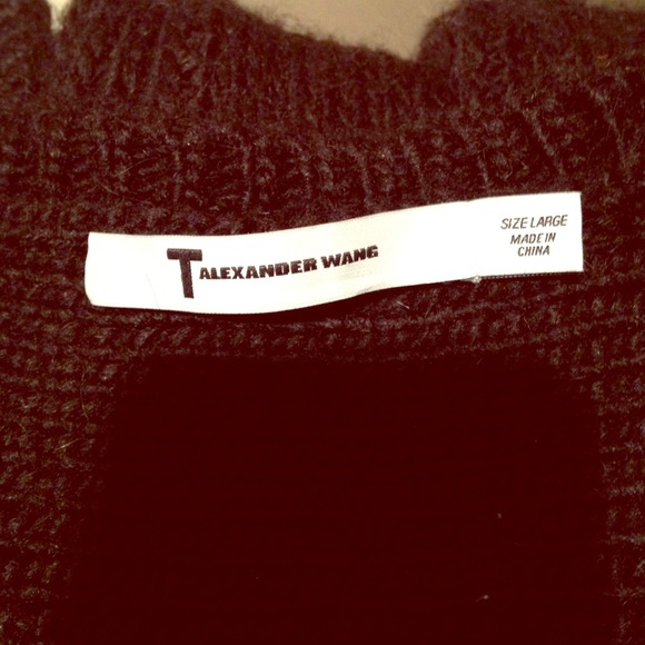 T Alexander Wang Knit Hi-Lo Sweater