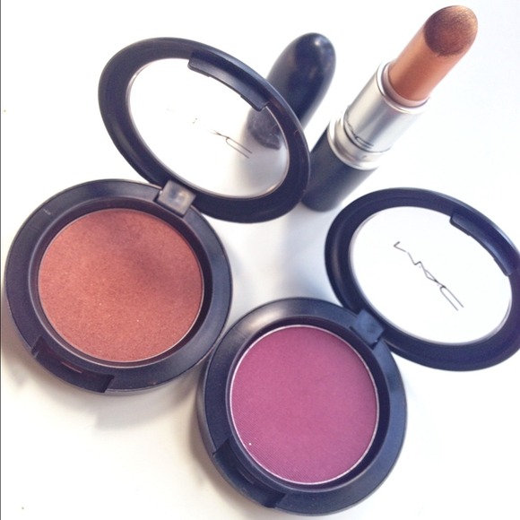 Mac blushes and lipstick