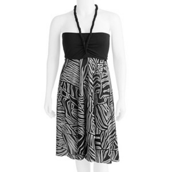 10-in-1 Zebra convertible dress!