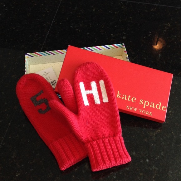 kate spade Hi 5 Mittens