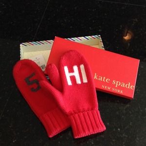 kate spade Hi 5 Mittens
