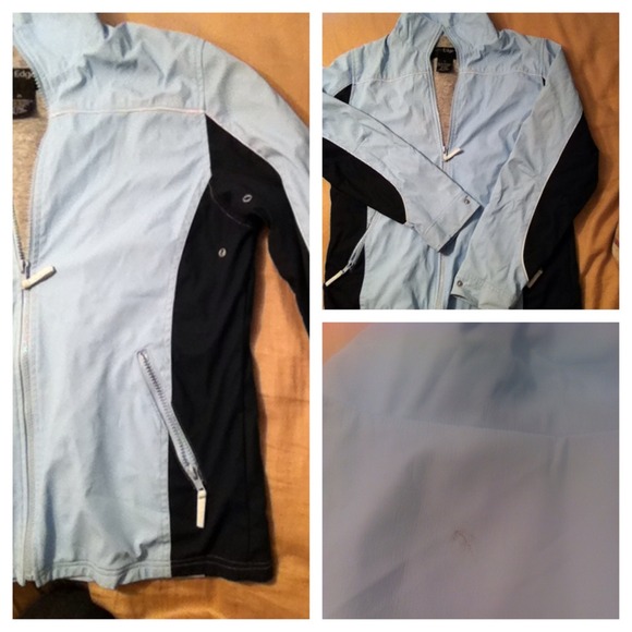 Baby blue spring jacket