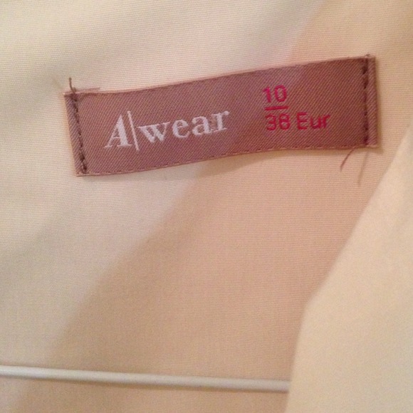 Blue and White Color Block Wrap Dress ASOS - Picture 3 of 4