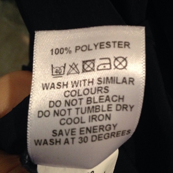 Blue and White Color Block Wrap Dress ASOS - Picture 4 of 4