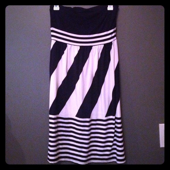 Boston proper strapless dress