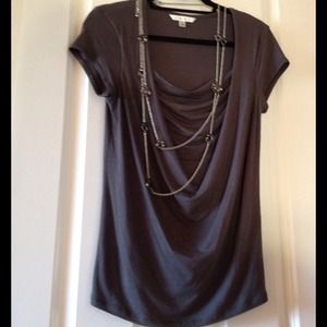 Drape neck top