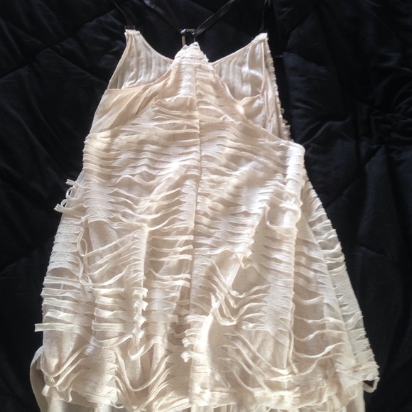 White ruffly tank! VERY cute!!! - Picture 4 of 4