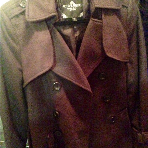 Dark grey coat