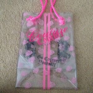 💕AUTHENTIC CLEAR JUICY COUTURE ACCESSORY BAG💕