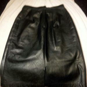 Black leather skirt ( lined)  Bundle