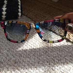 🚫SOLD🚫Multi colored Ray Ban wayfarers