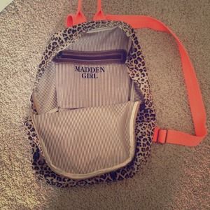 Madden Girl Leopard Backpack