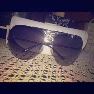 Dior aviator sunglasses with crystals