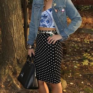H&M Cotton Tube Skirt