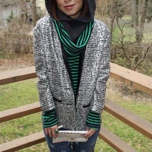 Urban Outfitters Foil Blazer