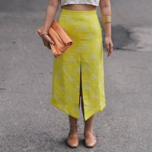 Asos Rose Jacquard Skirt